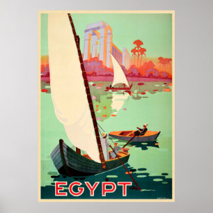 Ägypten Der Nil Poster