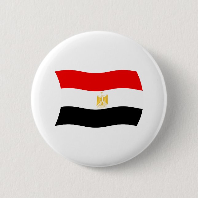 Ägypten-Flagge-Button Button (Vorderseite)