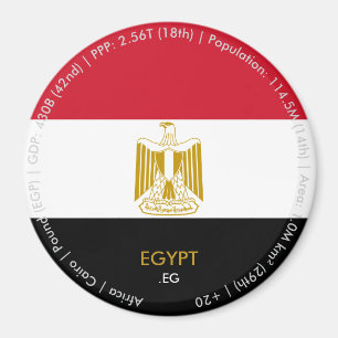 Ägypten-Flagge Magnet