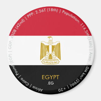 Ägypten-Flagge Magnet