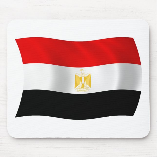 Ägypten-Flagge-Mauspad Mousepad (Vorne)