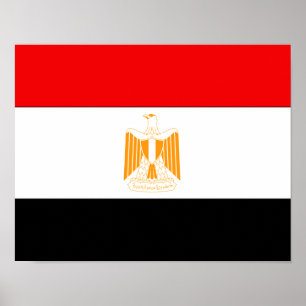 Ägypten-Flagge Poster