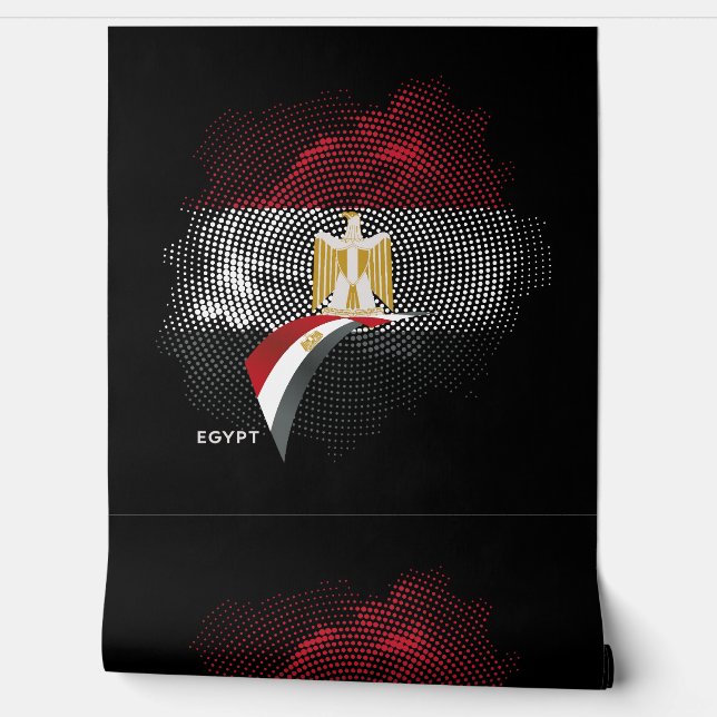 Ägypten-Flagge Tapete (Abrollen)
