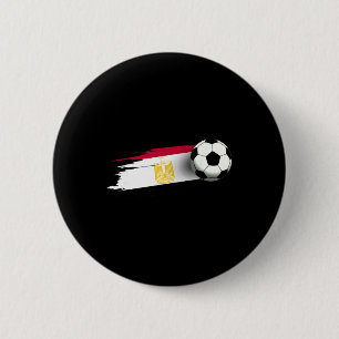 Ägypten-Flagge-Trikot Ägyptisches Fußballteam Ägyp Button