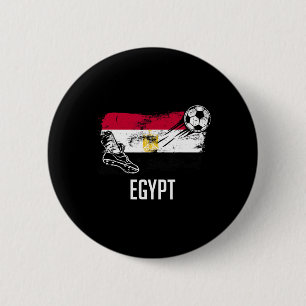 Ägypten-Flagge-Trikot ägyptisches Fußballteam ägyp Button