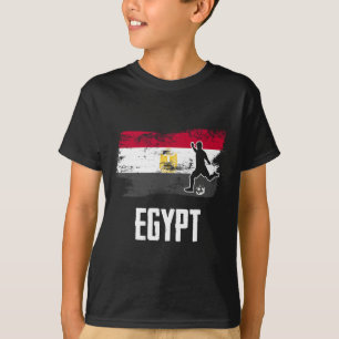 Ägypten-Flagge-Trikot ägyptisches Fußballteam ägyp T-Shirt