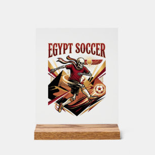 Ägypten Fußball Skelett Stürmer Nationen Premium S Acrylschild