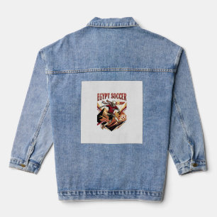 Ägypten Fußball Skelett Stürmer Nationen Premium S Jeansjacke