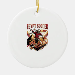 Ägypten Fußball Skelett Stürmer Nationen Premium S Keramik Ornament