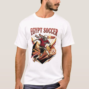 Ägypten Fußball Skelett Stürmer Nationen Premium S T-Shirt