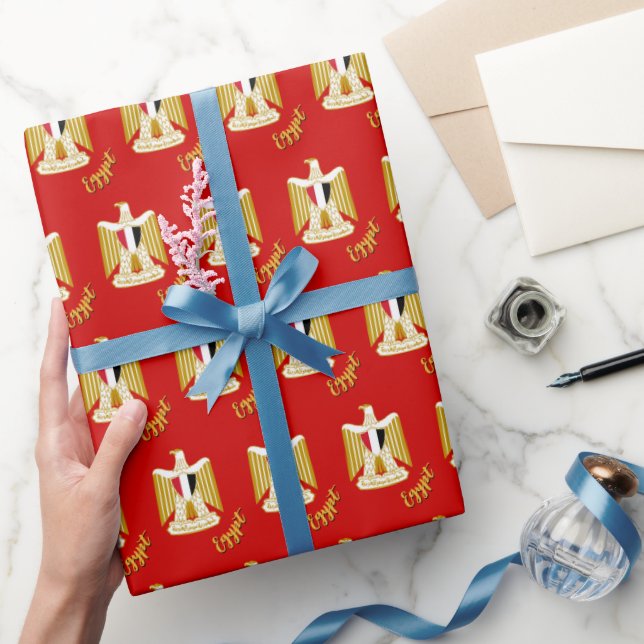 Ägypten Geschenke Verpackung, ägyptische Flagge, E Geschenkpapier (Schenken)
