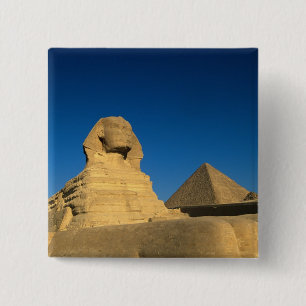 Ägypten, Giza, Der Sphinx, Altes Reich, Unesco Button