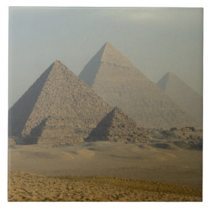Ägypten, Giza, Gizeh-Pyramiden-Komplex, Giza-Plate Fliese