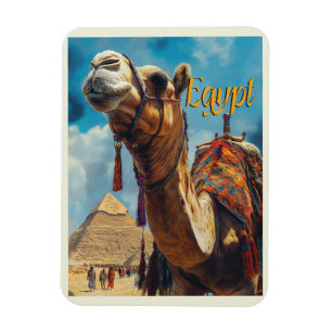 Ägypten Gizeh Pyramids Vintage Travel Magnet