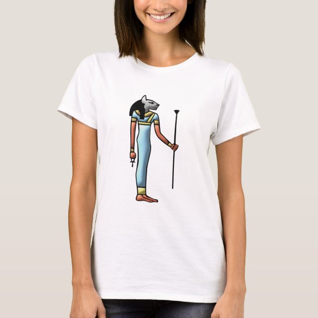 Ägypten Göttin Bastet egypt goddess T-Shirt (Vorderseite)