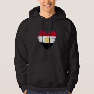Ägypten Herz ägyptische Flagge ägyptischer Stolz Hoodie
