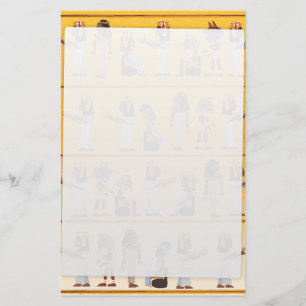 Ägypten Hieroglyphen Briefpapier