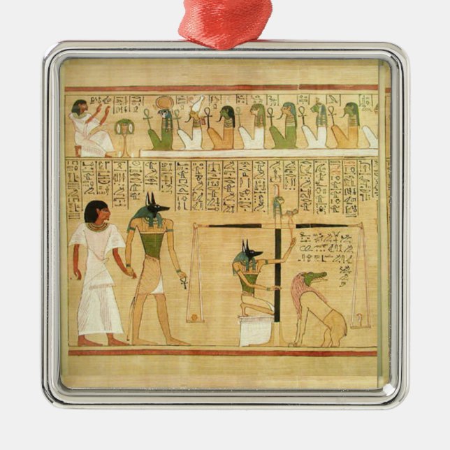 Ägypten-Hieroglyphen-Metal-Ornament Ornament Aus Metall (Vorne)