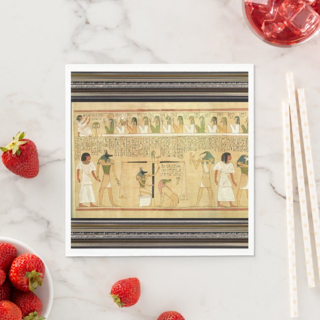 Ägypten Hieroglyphen Paper Napkin Serviette (Beispiel)
