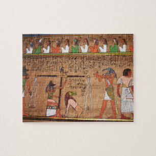 Ägypten-Hieroglyphen-Puzzle