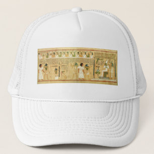Ägypten-Hieroglyphen-Trucker-Hut Truckerkappe