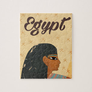 Ägypten Hieroglyphen Vintage-Reiseposter