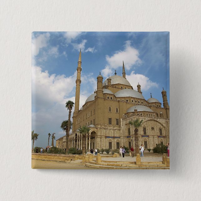 Ägypten, Kairo, Citadel, Muhammad Ali Moschee 2 Button (Vorderseite)