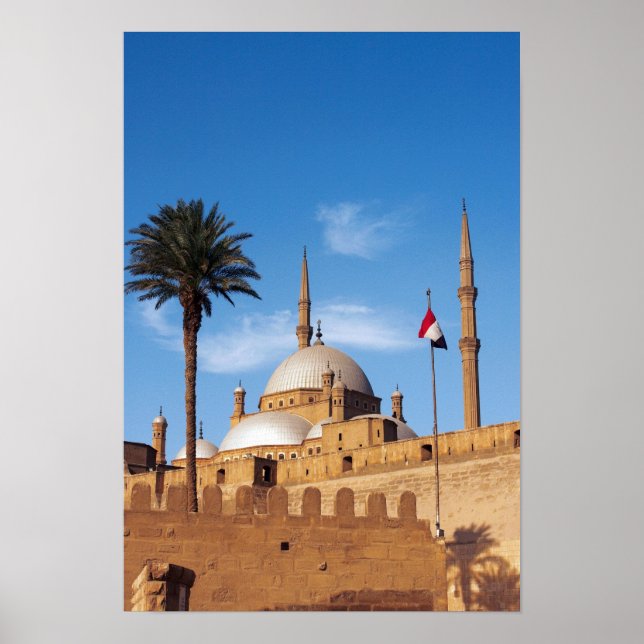 Ägypten, Kairo, Citadel, Muhammad Ali Moschee Poster (Vorne)