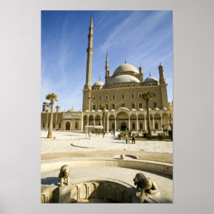 Ägypten, Kairo. Die imposante Mohammed-Ali-Moschee Poster