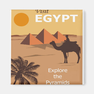 Ägypten Kairo Reise Besuchen Sie Die Pyramiden Magnet