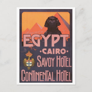 Ägypten Kairo Savoy Hotel Postkarte