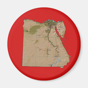 Ägypten-Karten-Magnet Magnet