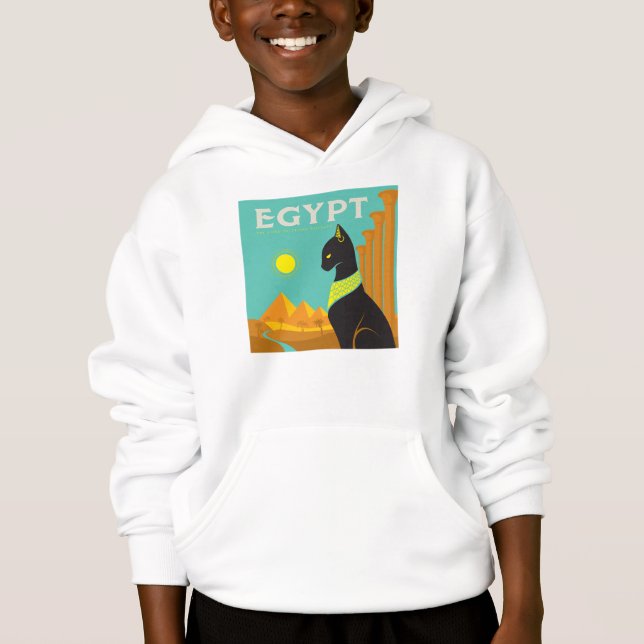 Ägypten | Land der Felinischen Royalität Hoodie (Vorderseite)