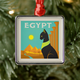 Ägypten | Land der Felinischen Royalität Ornament Aus Metall
