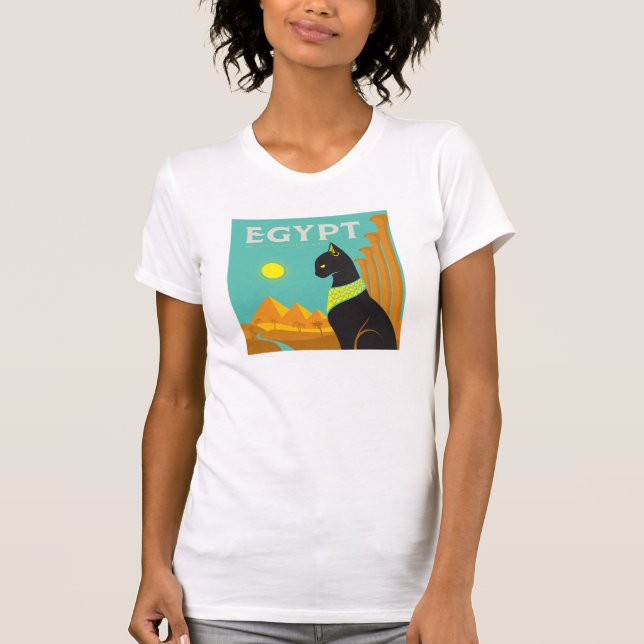 Ägypten | Land der Felinischen Royalität T-Shirt (Vorderseite)