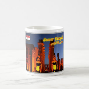 Ägypten - Luxor Tempel bei Nacht - Kaffeetasse