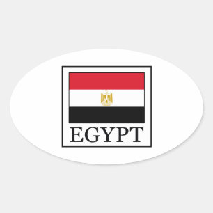 Ägypten Ovaler Aufkleber