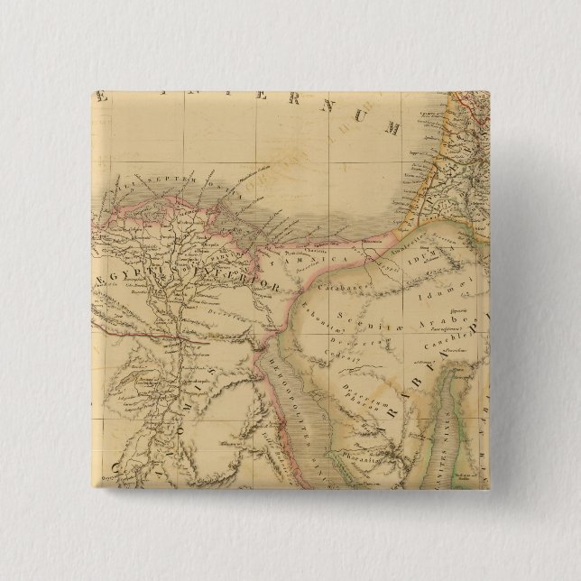 Ägypten, Palästina und Arabien-Karte Button (Vorderseite)