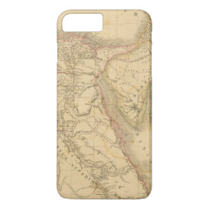 Ägypten-, Palästina- und Arabien-Karte Case-Mate iPhone Hülle