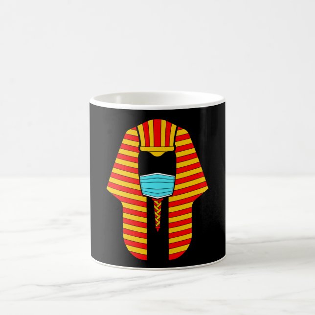 Ägypten Pharaoh König Tut Shirt Kaffeetasse (Mittel)