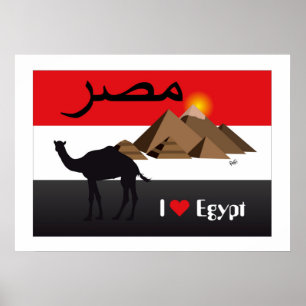 Ägypten-Poster Poster