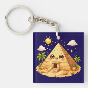 Ägypten-Pyramide-Kawaii-Schlüsselanhänger Schlüsselanhänger