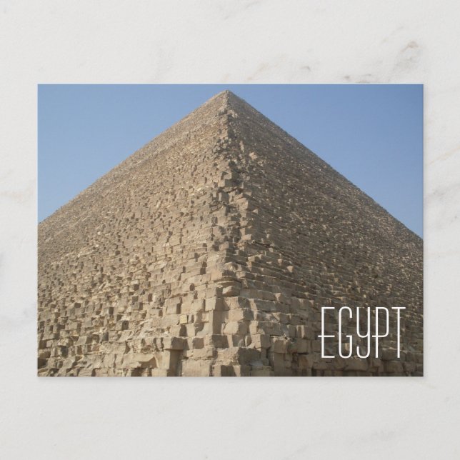 Ägypten Pyramide Postkarte (Vorderseite)