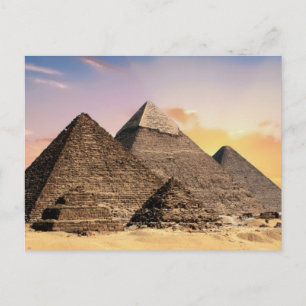 Ägypten Pyramiden Sphinx Khufu Foto Souvenir Wüste Postkarte