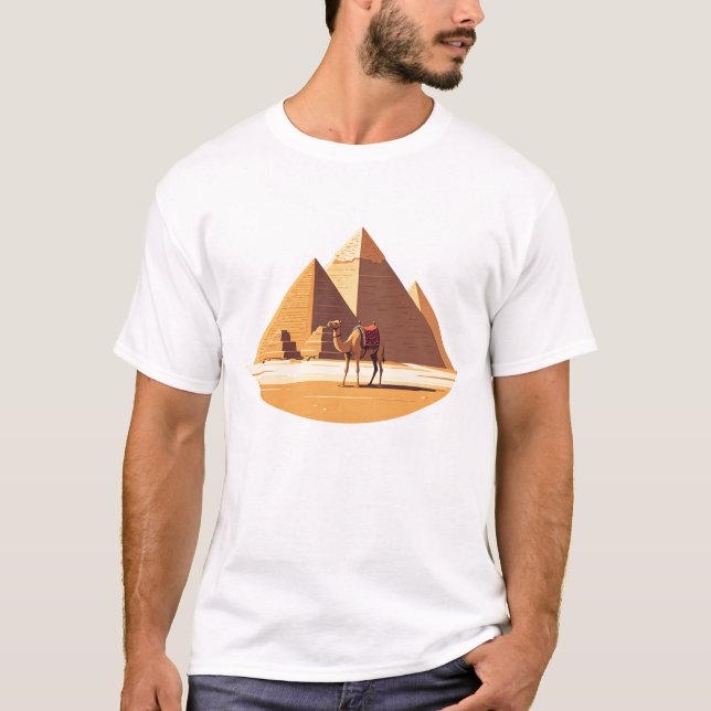 Ägypten Pyramids Camel T - Shirt (Vorderseite)
