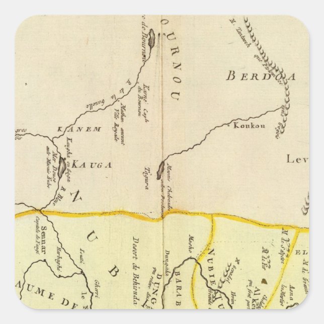 Ägypten, Quadratischer Aufkleber (Vorderseite)