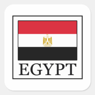 Ägypten Quadratischer Aufkleber