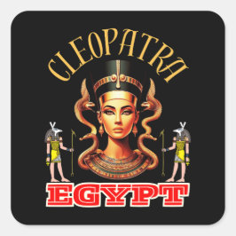 ÄGYPTEN QUADRATISCHER AUFKLEBER