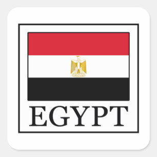 Ägypten Quadratischer Aufkleber