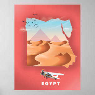 Ägypten-Reiseposter Poster